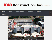 Tablet Screenshot of kadconstruction.com